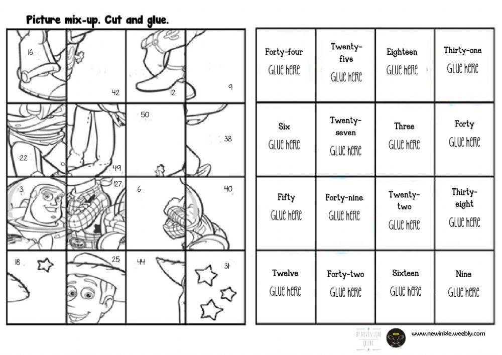 4.1 numbers 1-50 mix up puzzle 4.1 numbers 1-50 mix up puzzle
