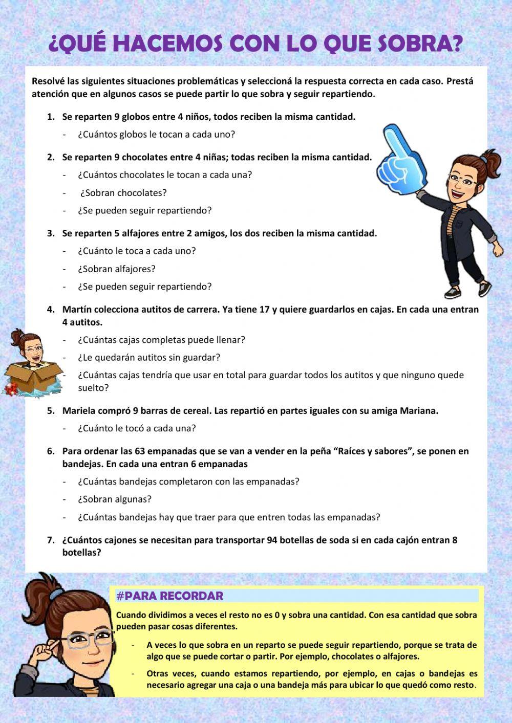 ¿Qué pasa con lo que sobra?