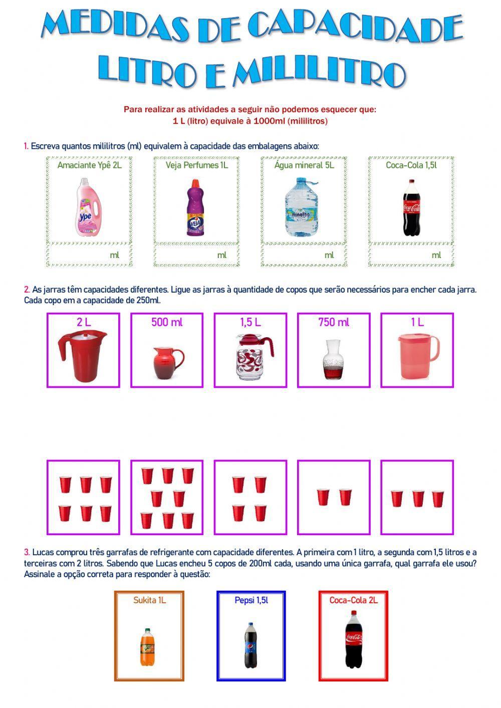 Medidas de Capacidade