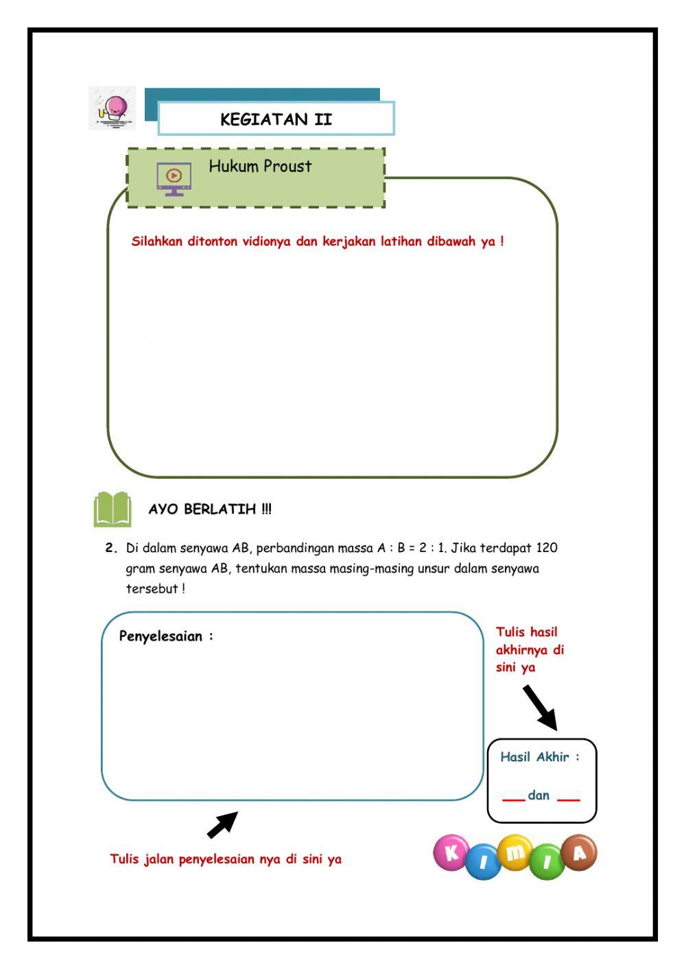 Hukum-hukum Dasar Kimia