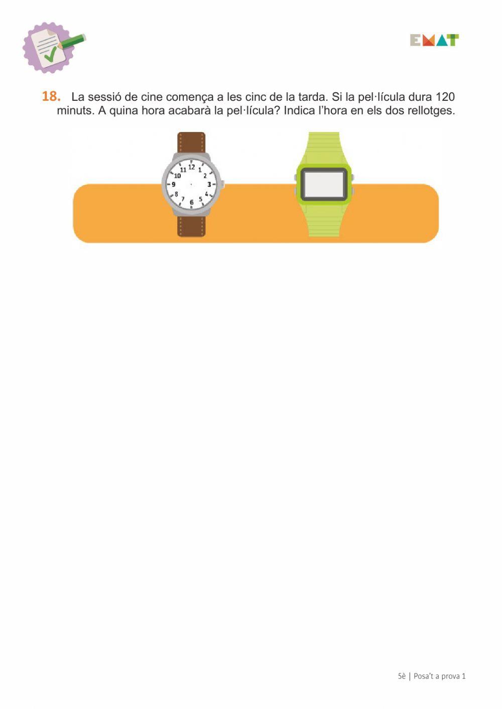 Posat a prova 1. U1 - 5è