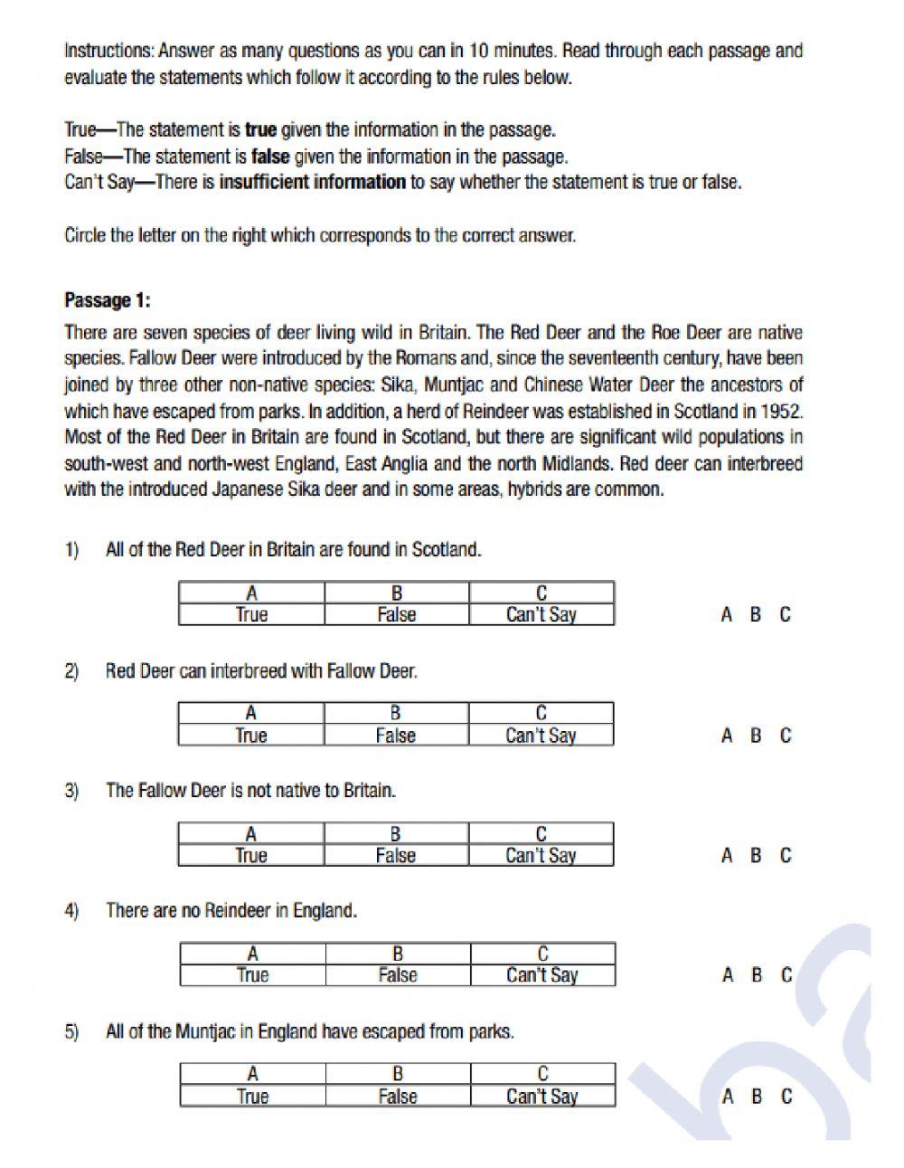Grade 11 verbal skill