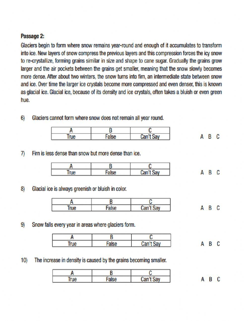 Grade 11 verbal skill