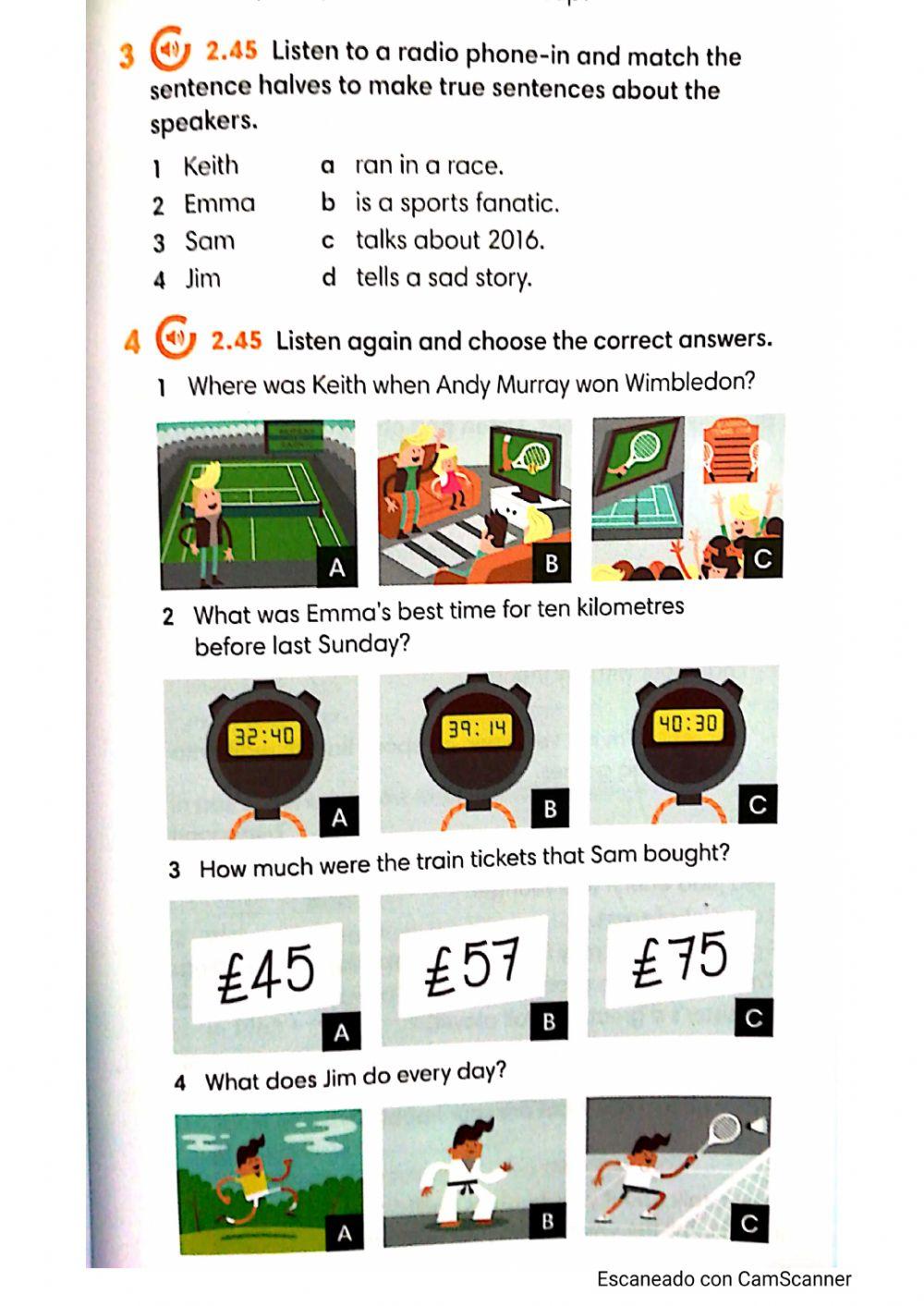 Wider World 1 pages 74 and 75