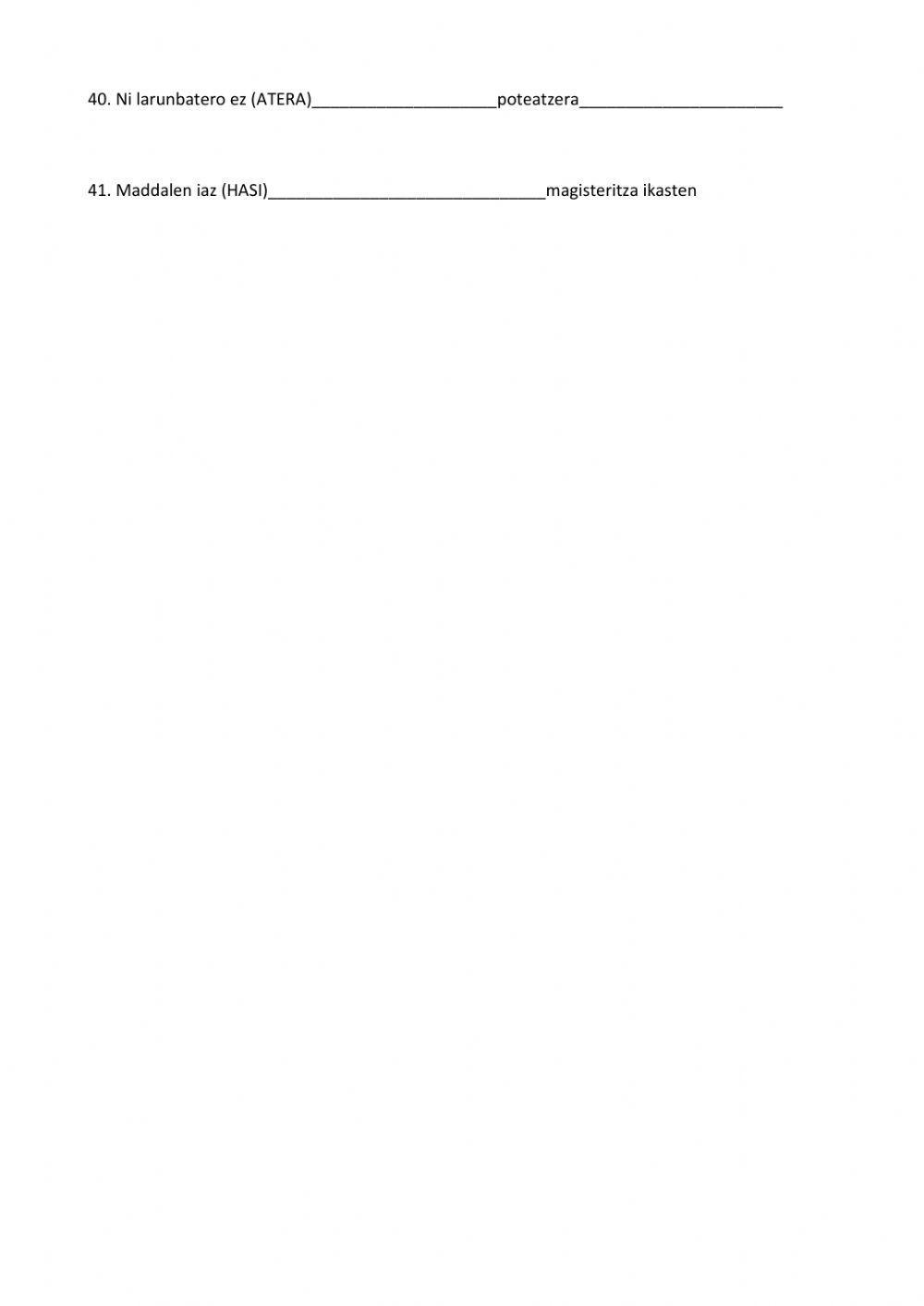 6 aditzaren aspektua lehenaldian ii