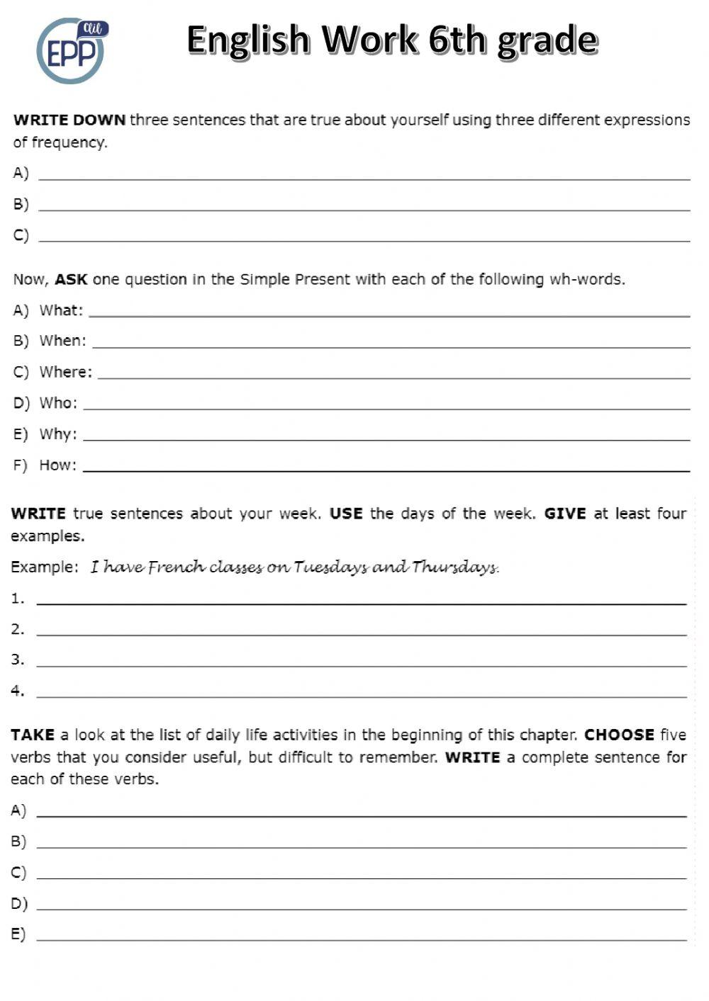 Present Simple Exercises