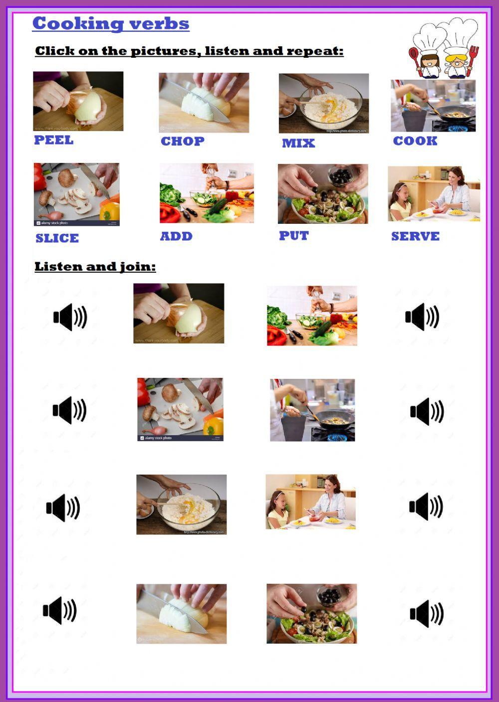 Cooking verbs Cooking verbs