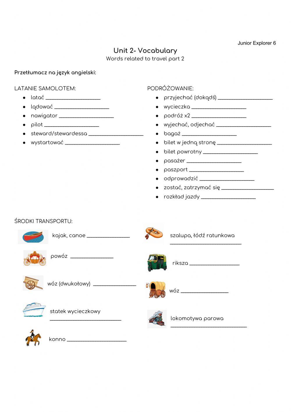 Travel- Junior Explorer 6