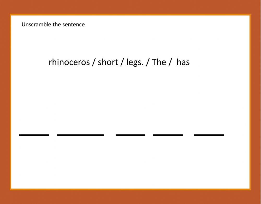 Unscramble 3