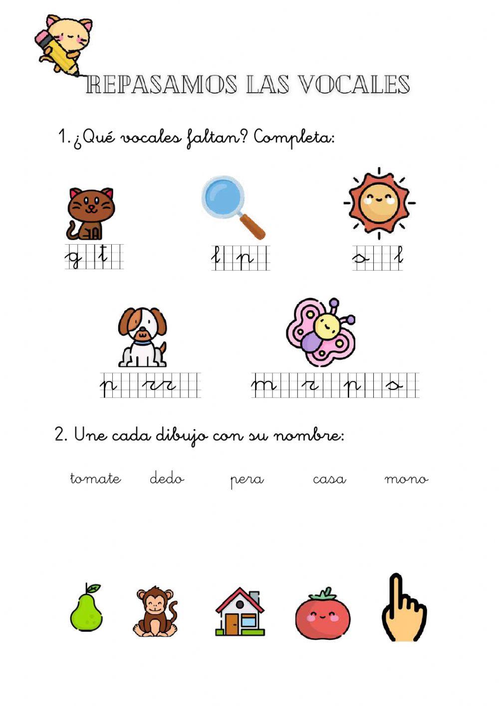 Conciencia fonológica vocales