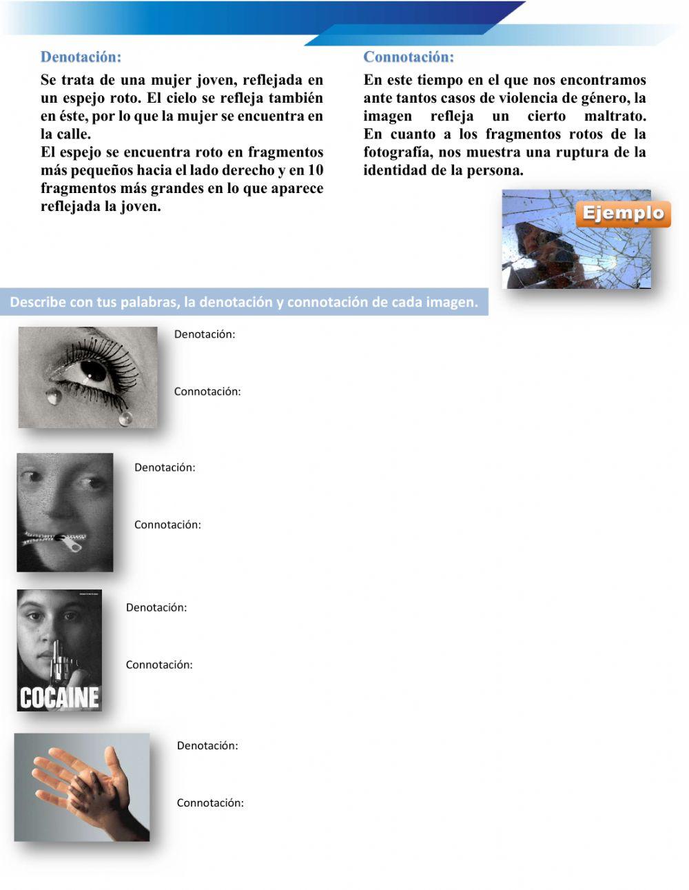 Denotacion y connotacion