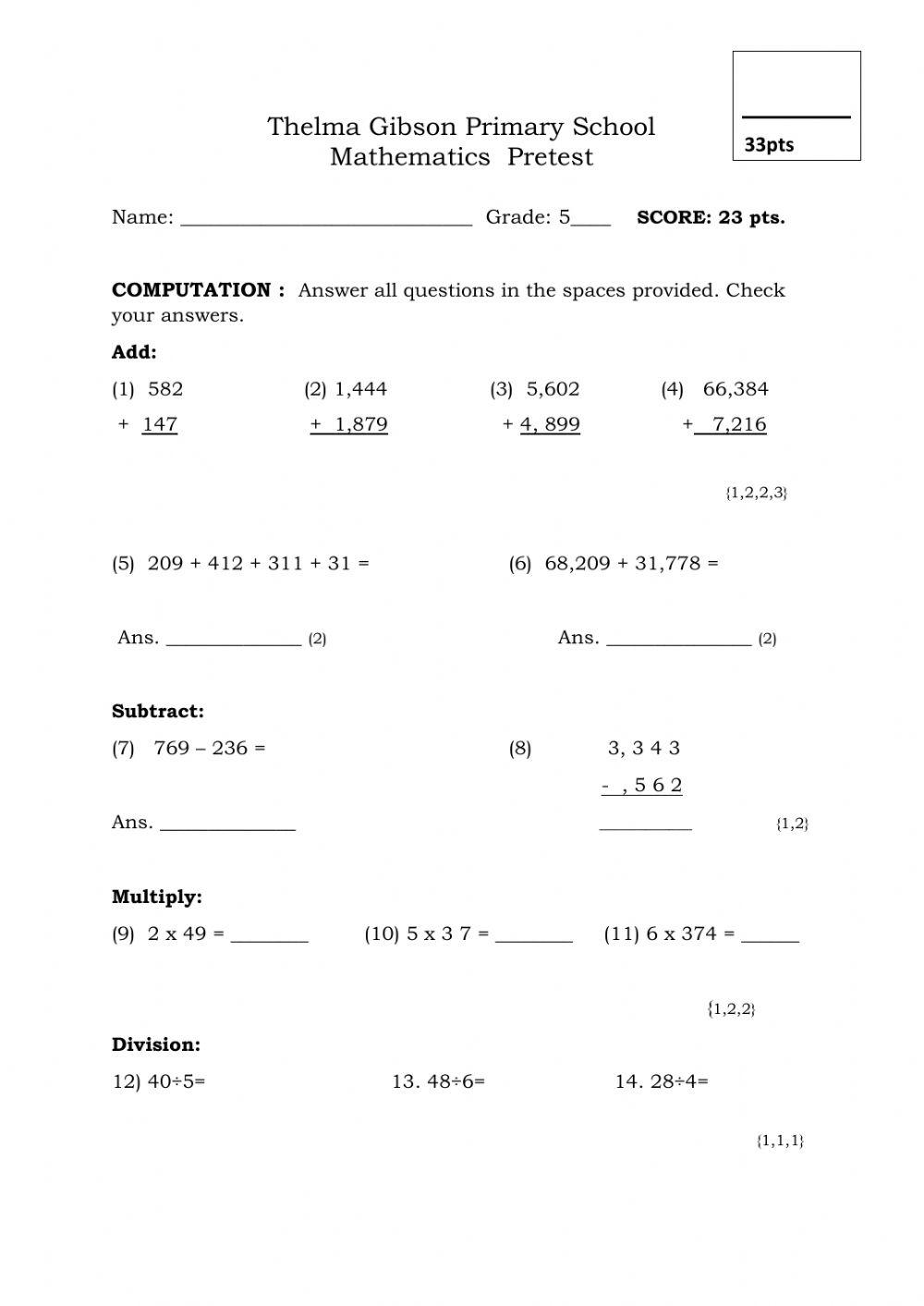 405078-grade-5-pretest-indira-williams