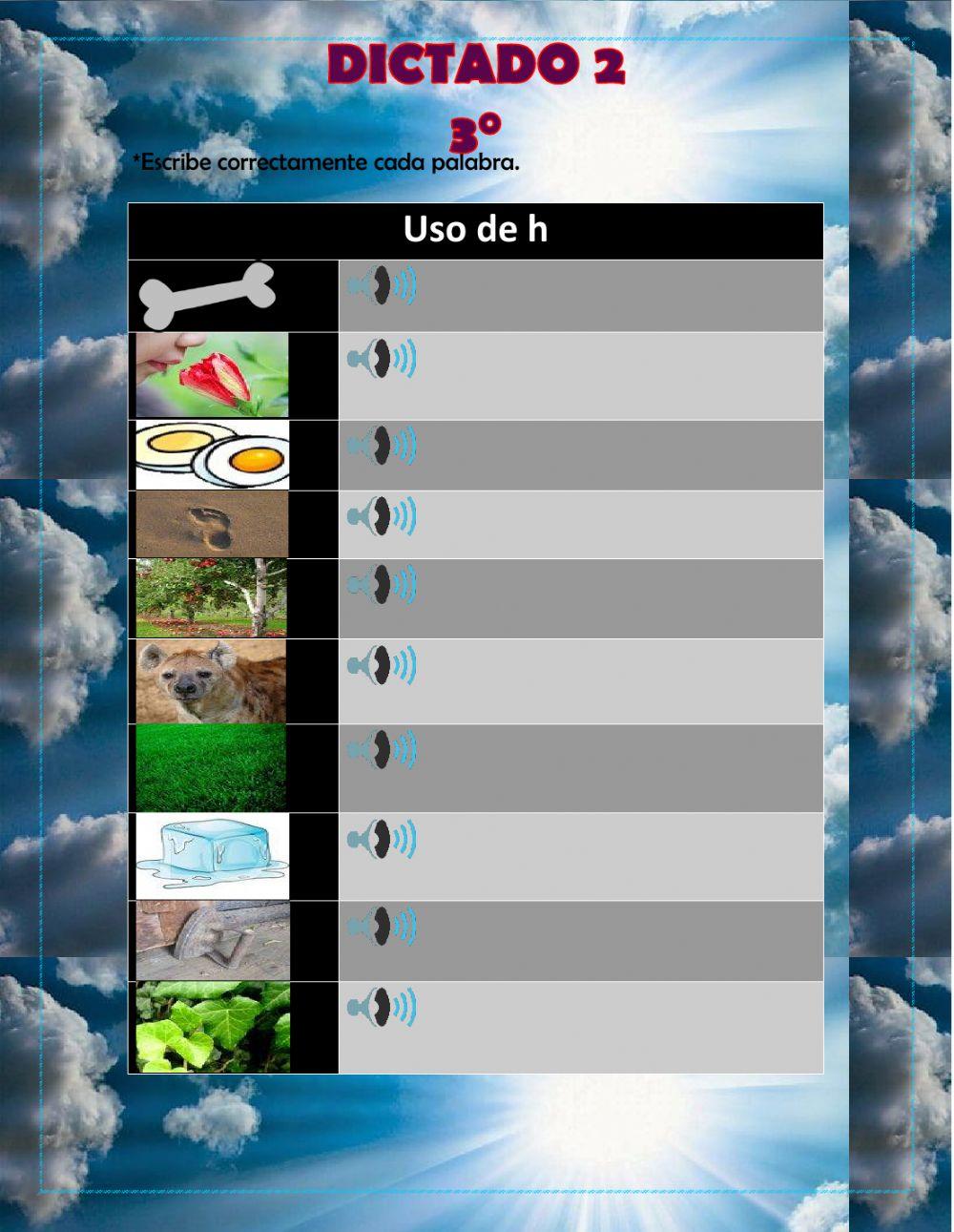 Dictado 2. OCTUBRE TERCERO