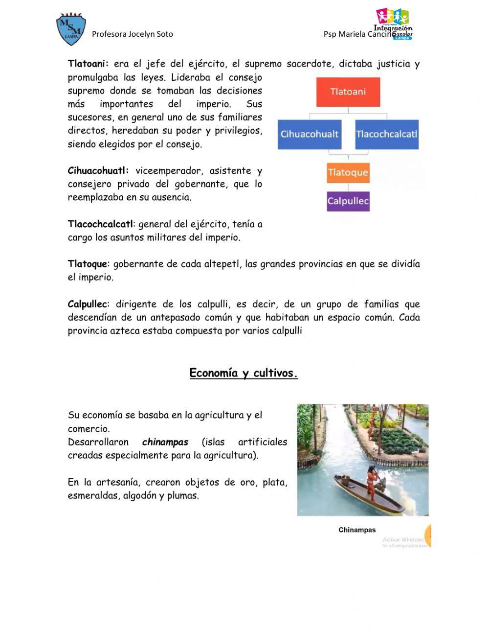 Civilizaciòn Aztecas