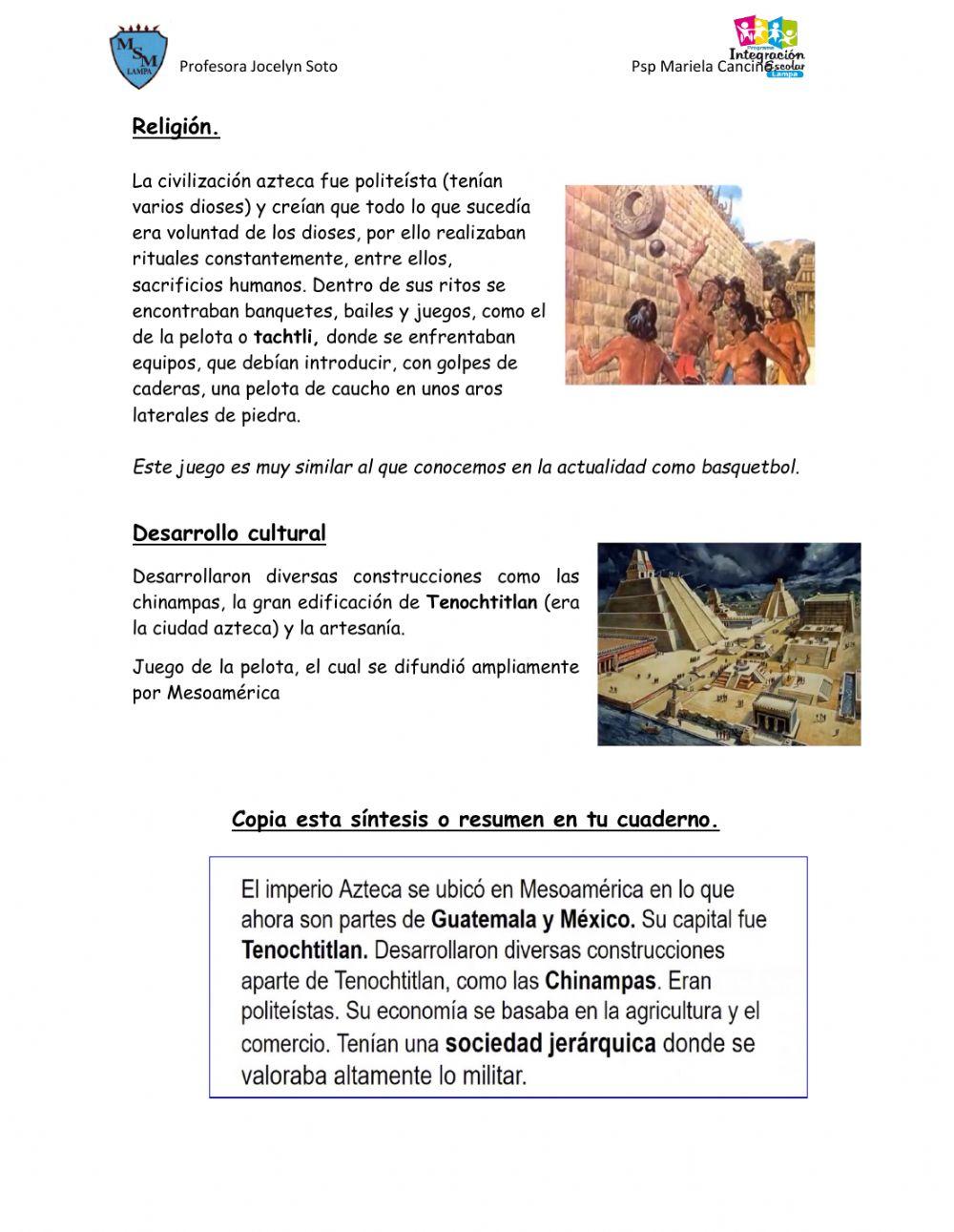 Civilizaciòn Aztecas