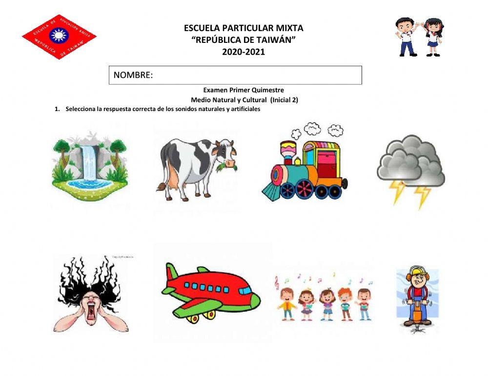 Examen MEDIO NATURAL Y CULTURAL