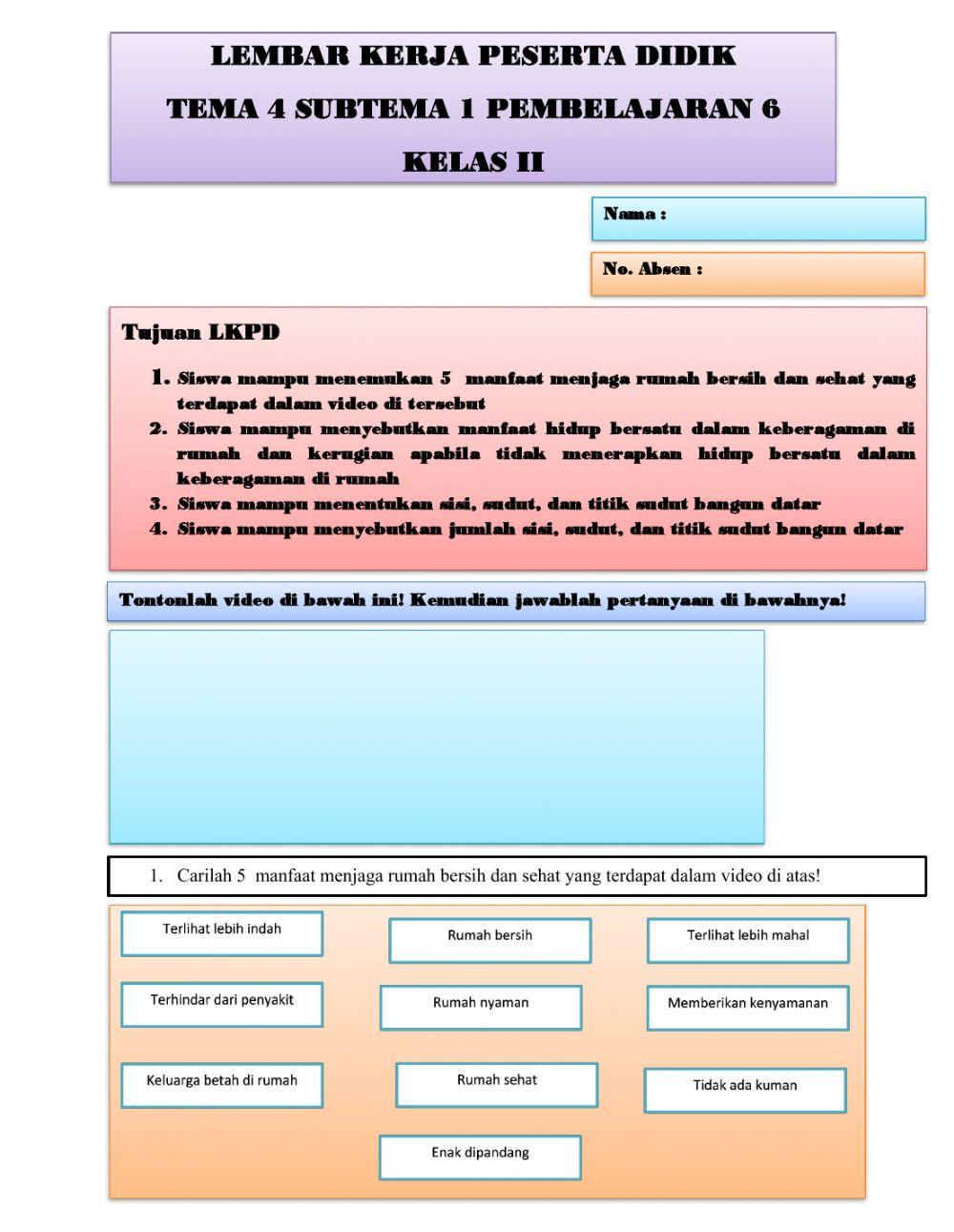 Lkpd daring 3 interactive worksheet | Live Worksheets Lkpd daring 3 interactive worksheet | Live Worksheets