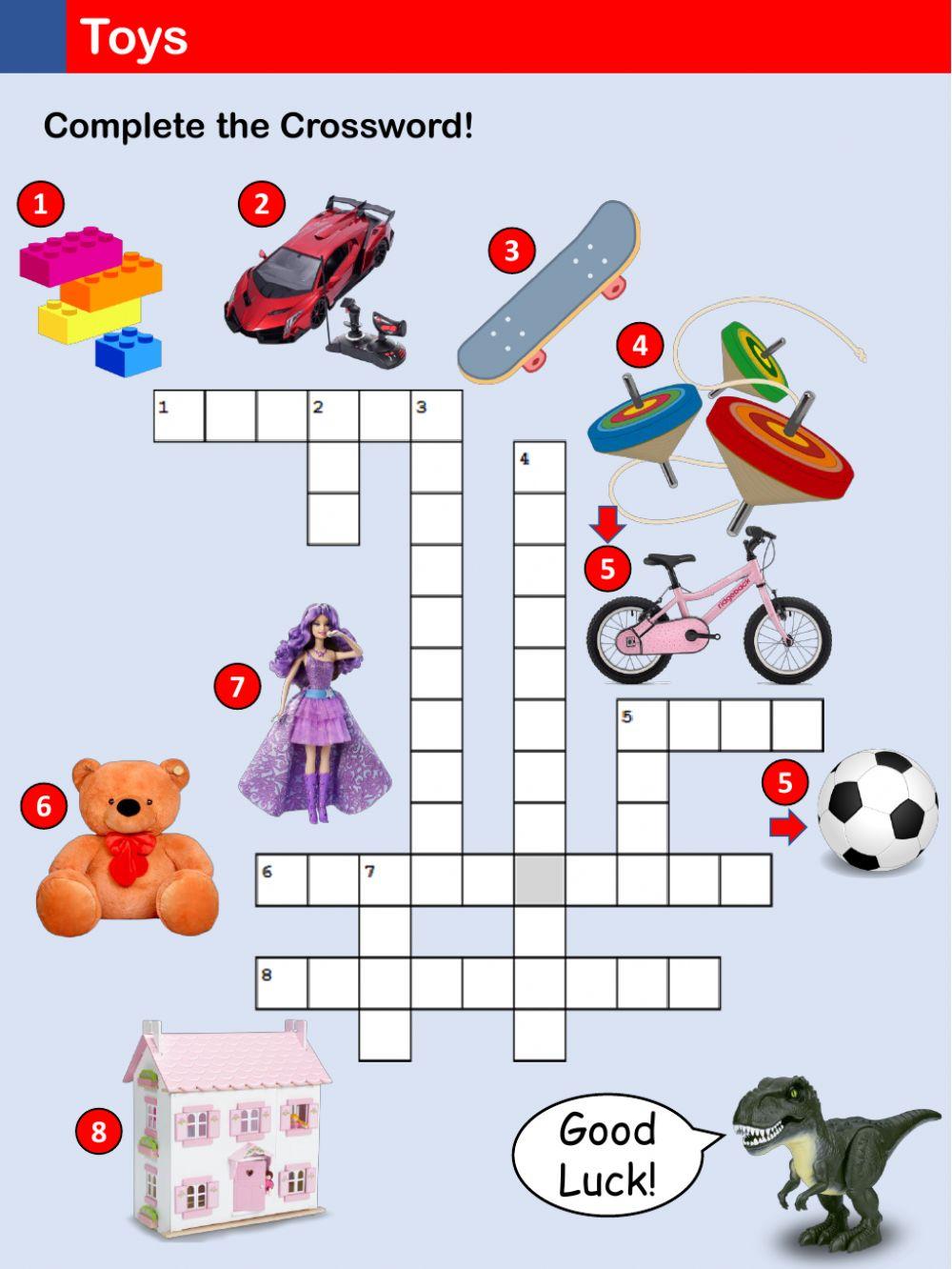 Toys - Crossword