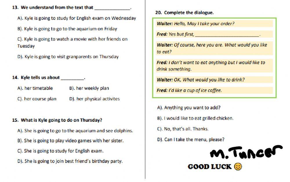 Unit 1 online pilot exam