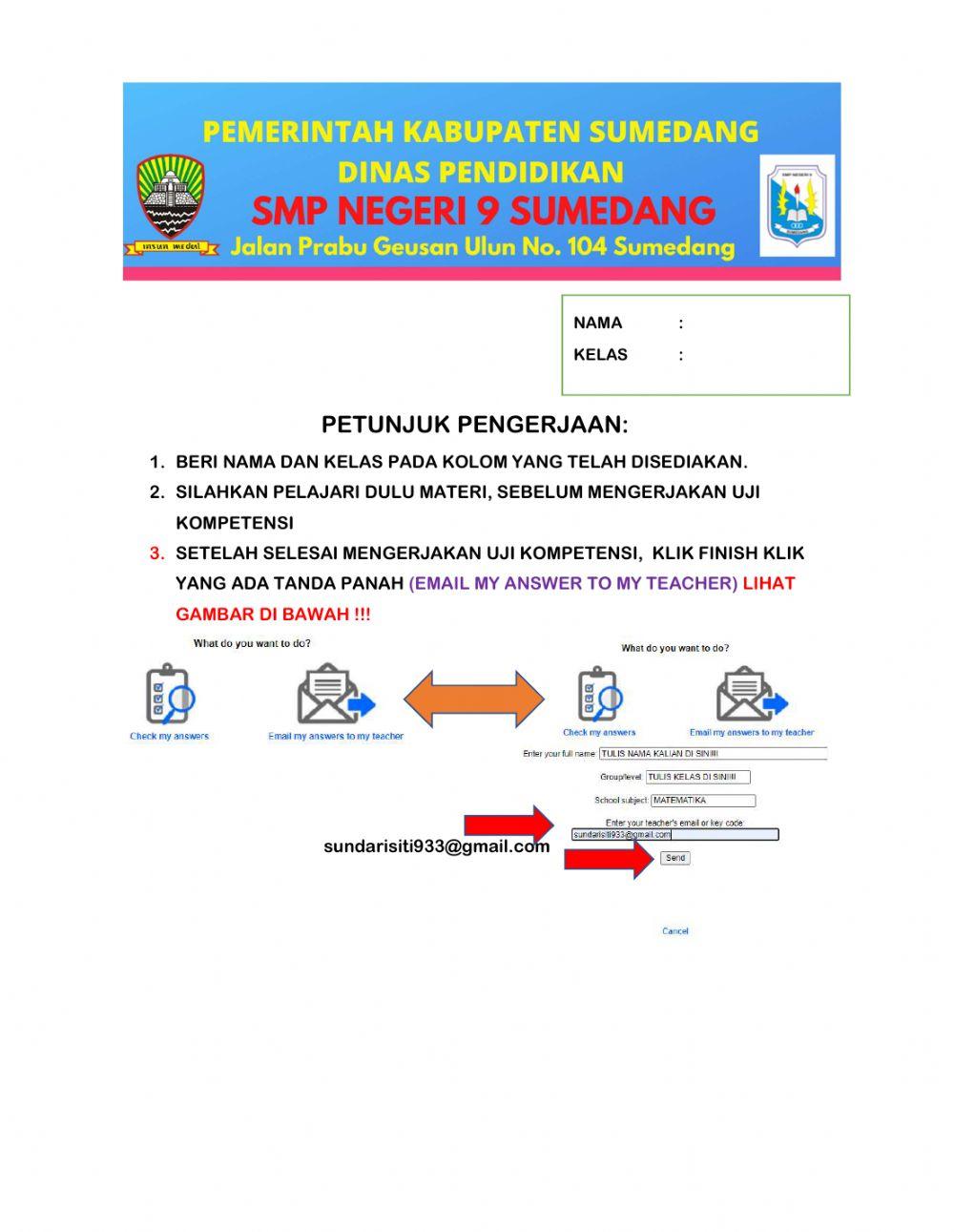 Menentukan Sumbu Simetri & Nilai Optimum