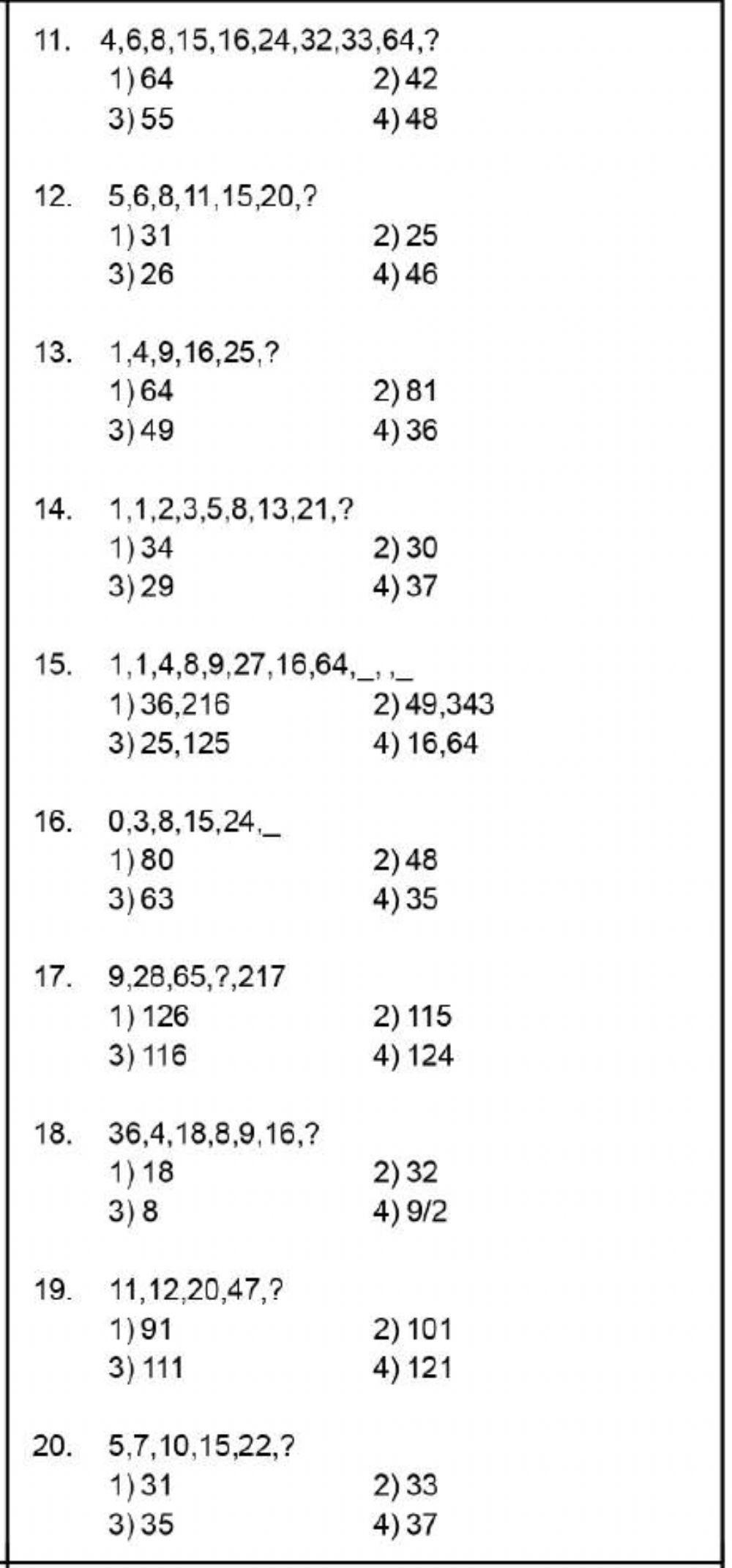 Nmms-Mat-MISSING NUMBER IN THE NUMBER SERIES