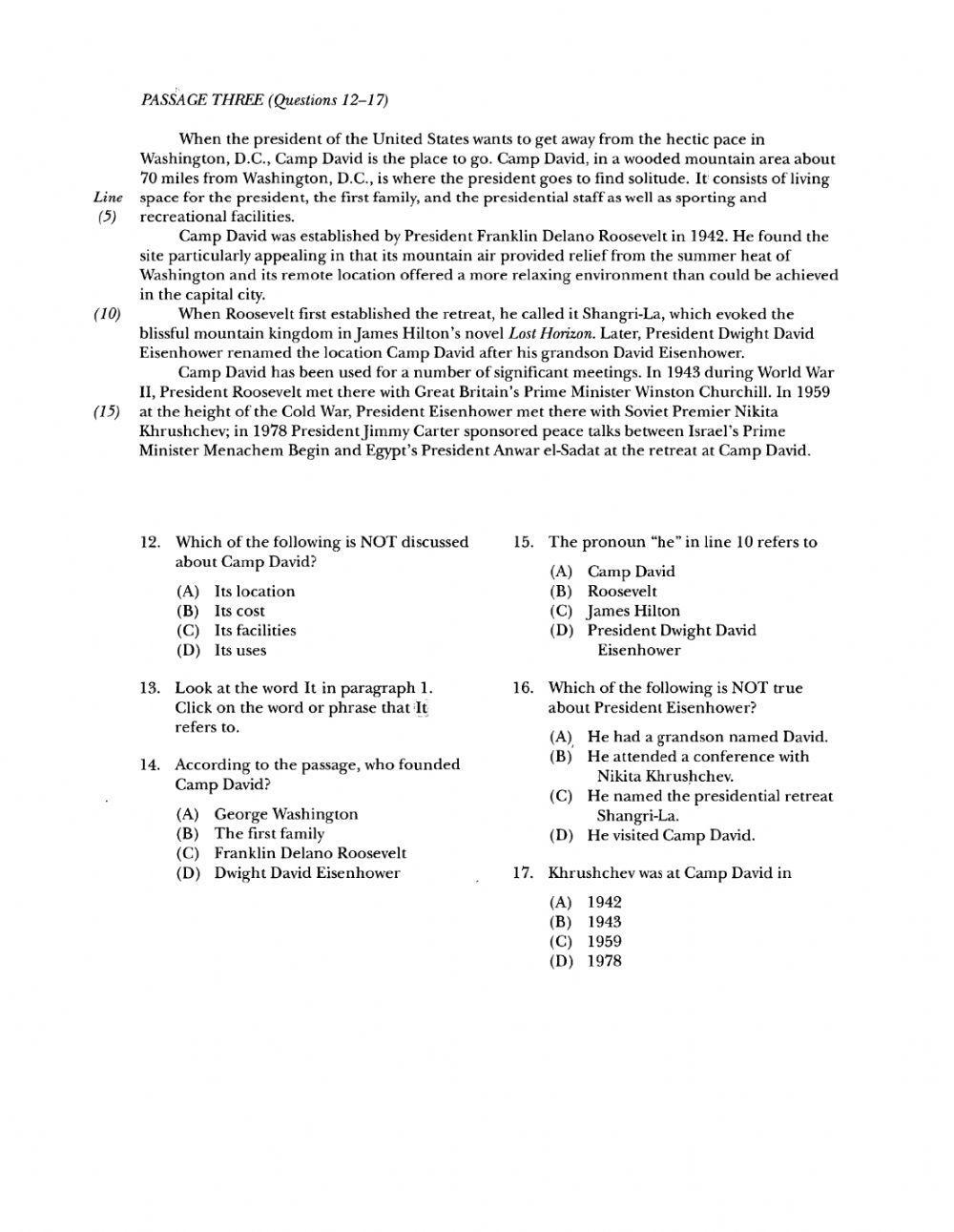 Reading Skill 3, 4 and 5 (Toefl)