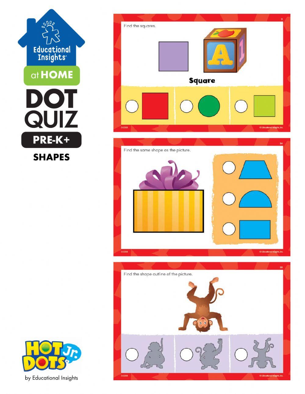 Educational Insights works- figuras geometricas