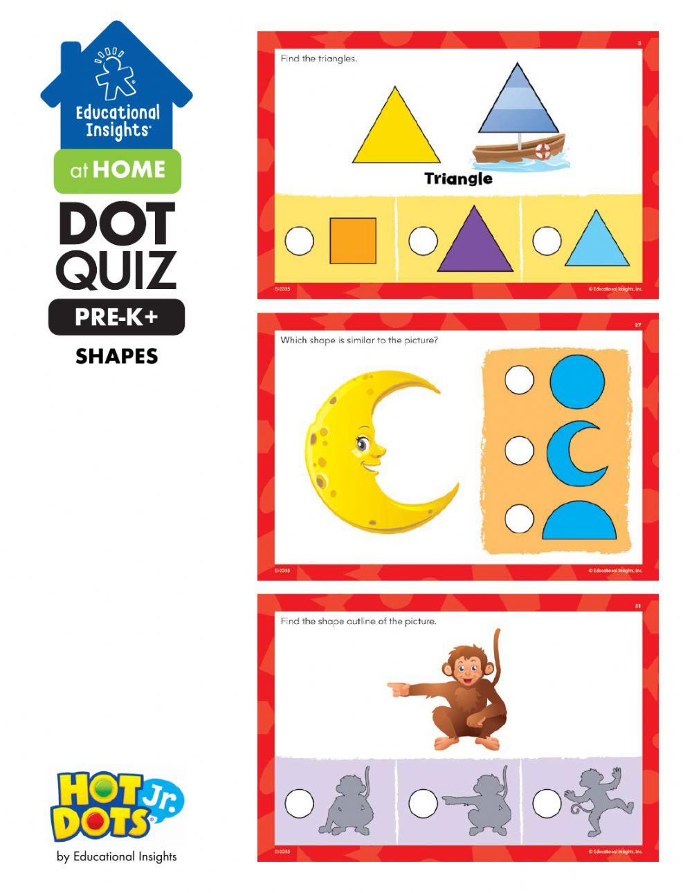 Educational Insights works- figuras geometricas