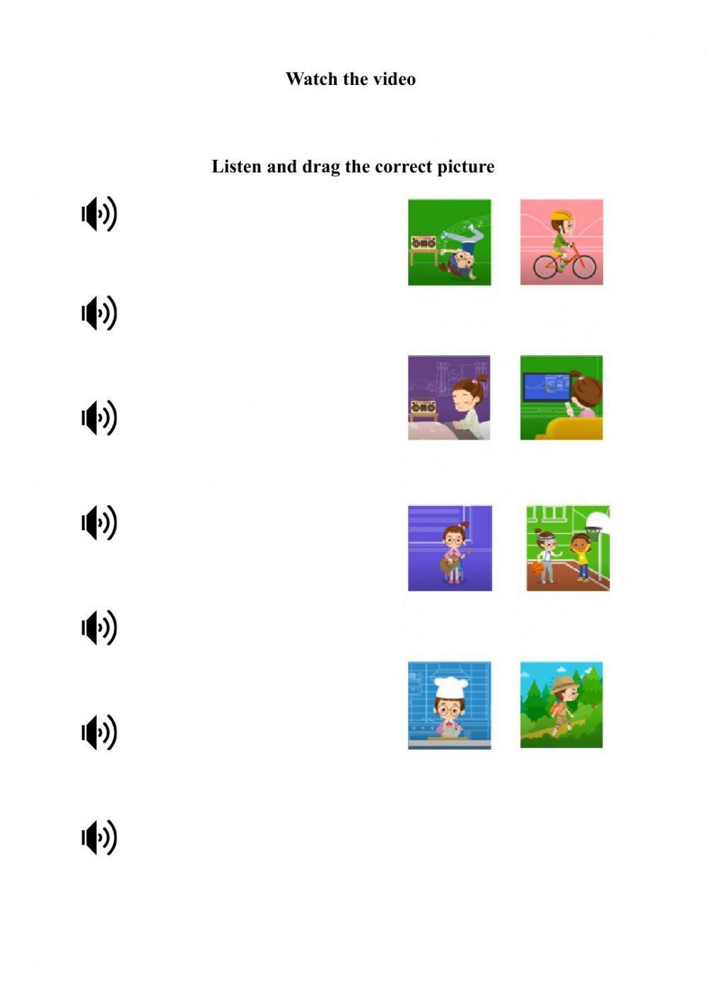 Hobbies and interests