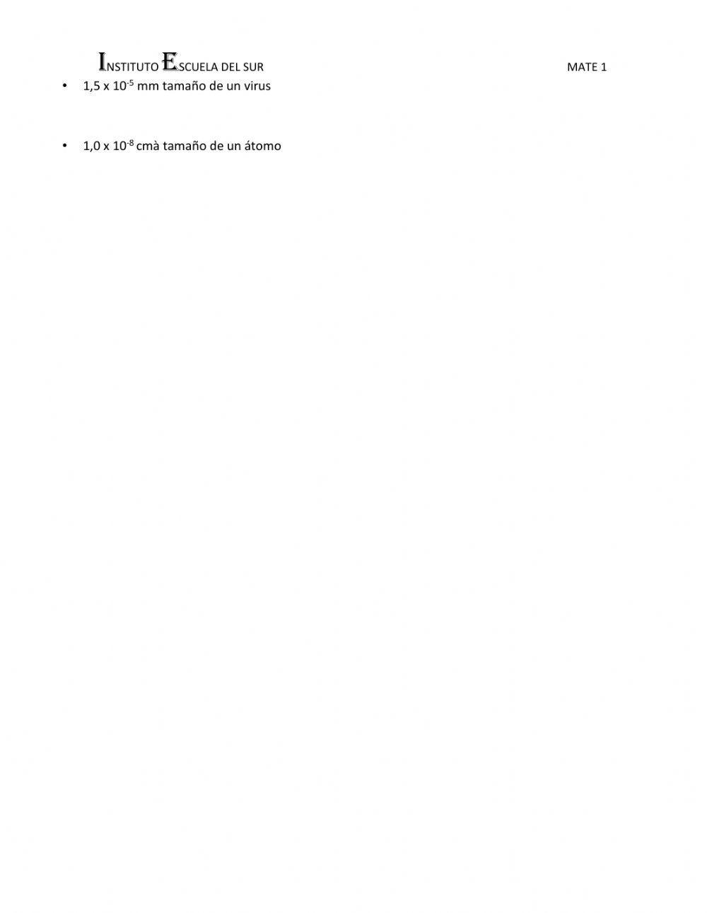 Notación científica