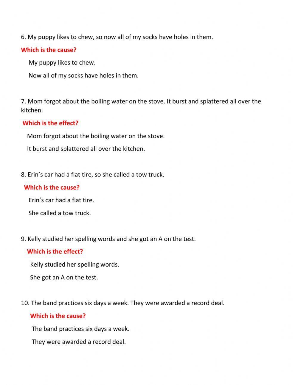 Cause ad Effect 5Ritz