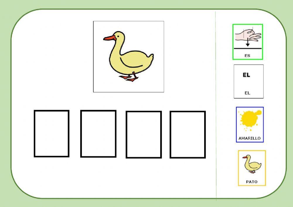 Los animales de la granja: pato