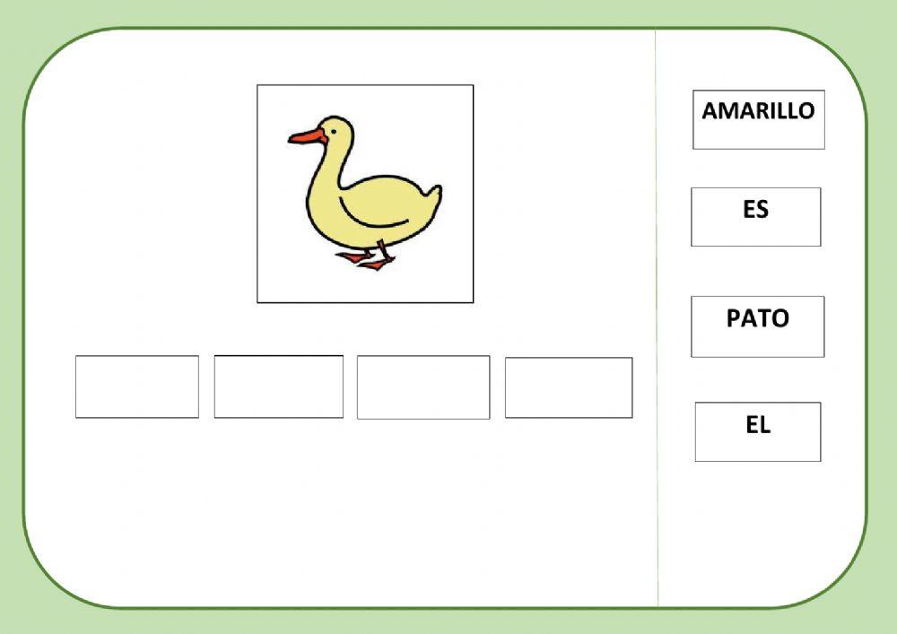 Los animales de la granja: pato
