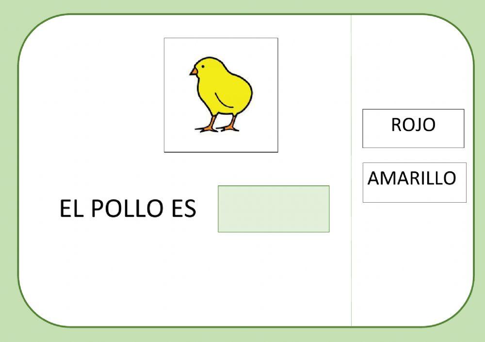 Los animales de la granja: pollo