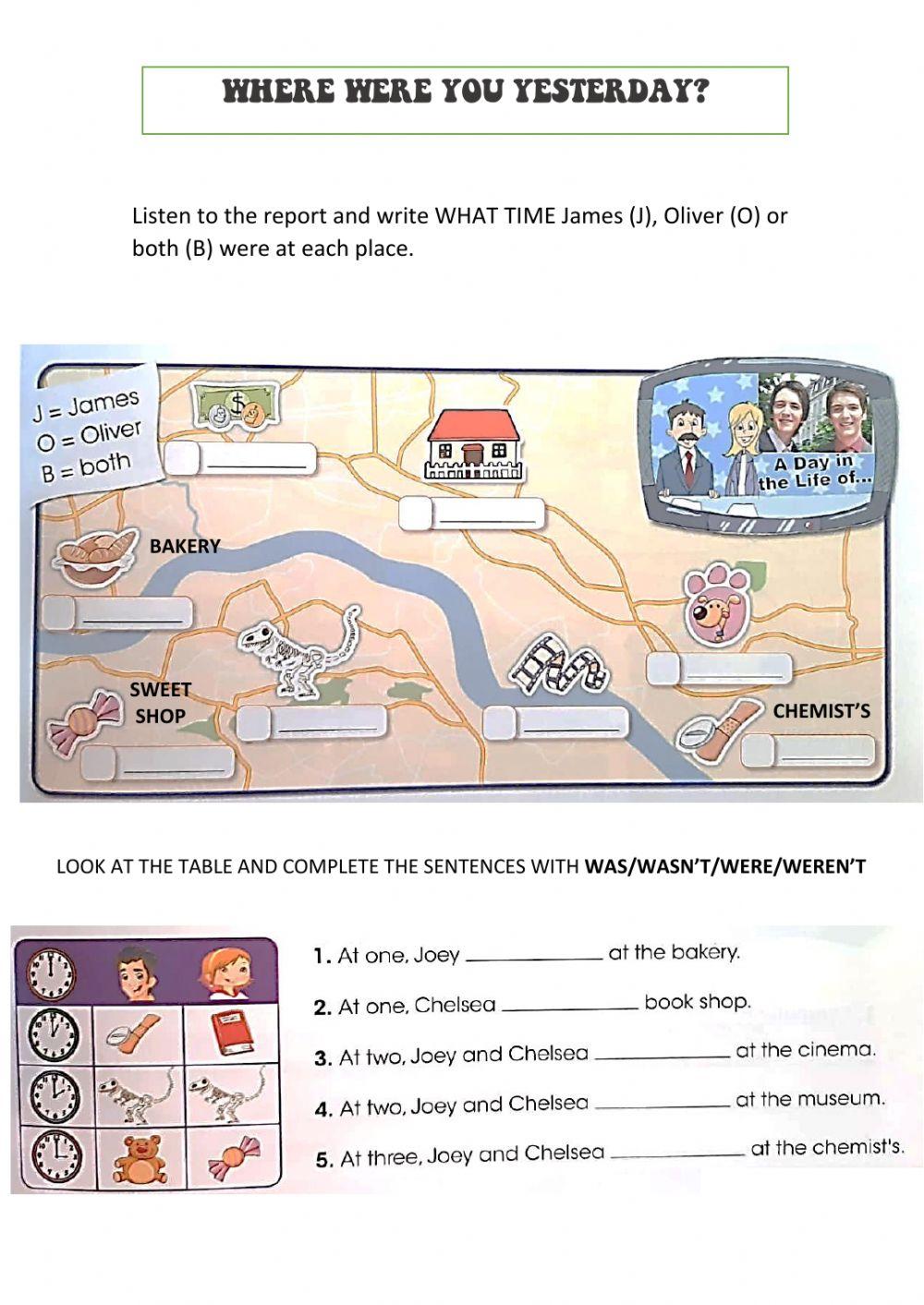 Where were you yesterday?