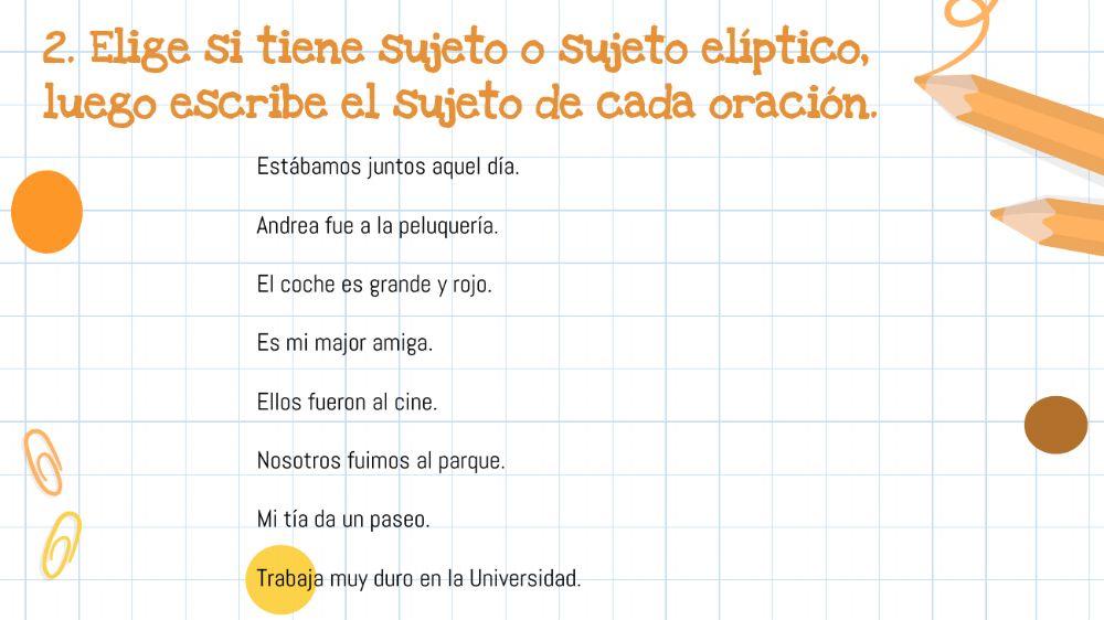 Oracionales-no oracionales