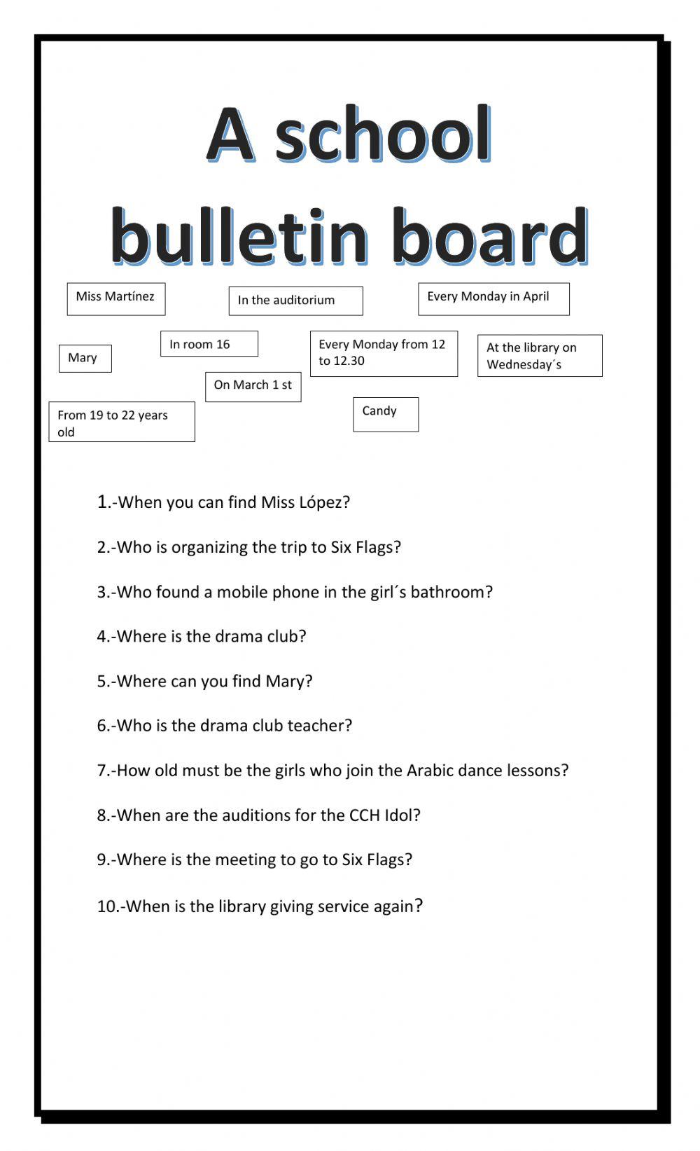 Reading comprehension