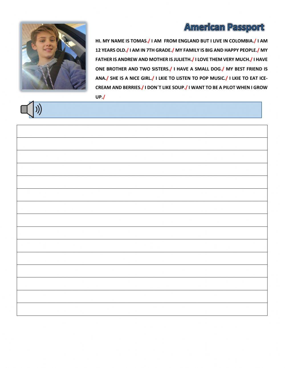 PERSONAL INF. PRONOUNCIATION