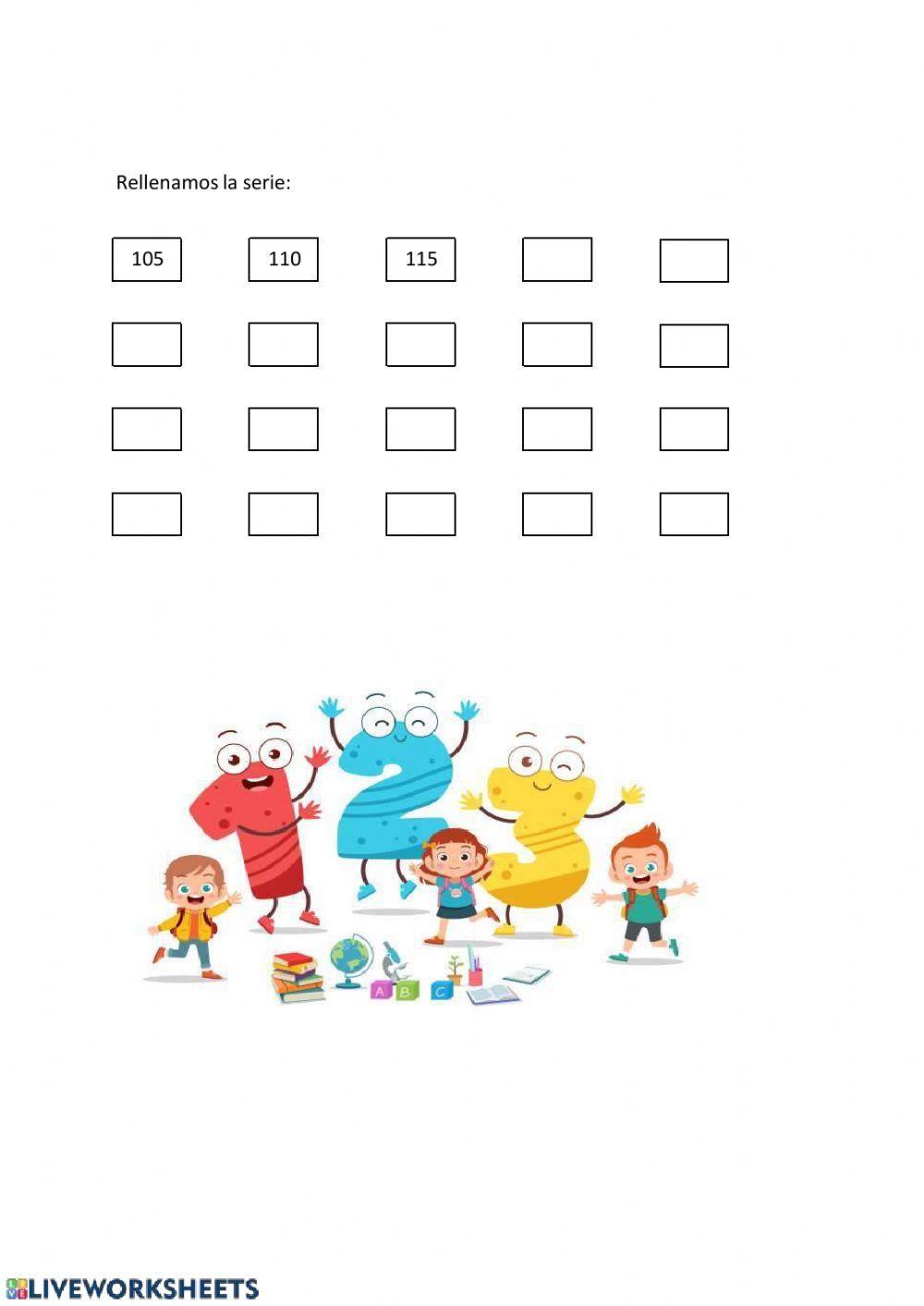 Series ascendentes y descendentes