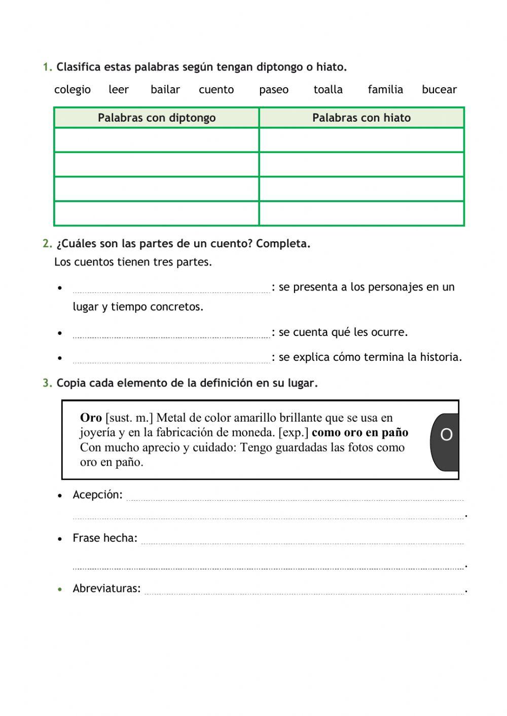 Ficha repaso tema 1 Lengua