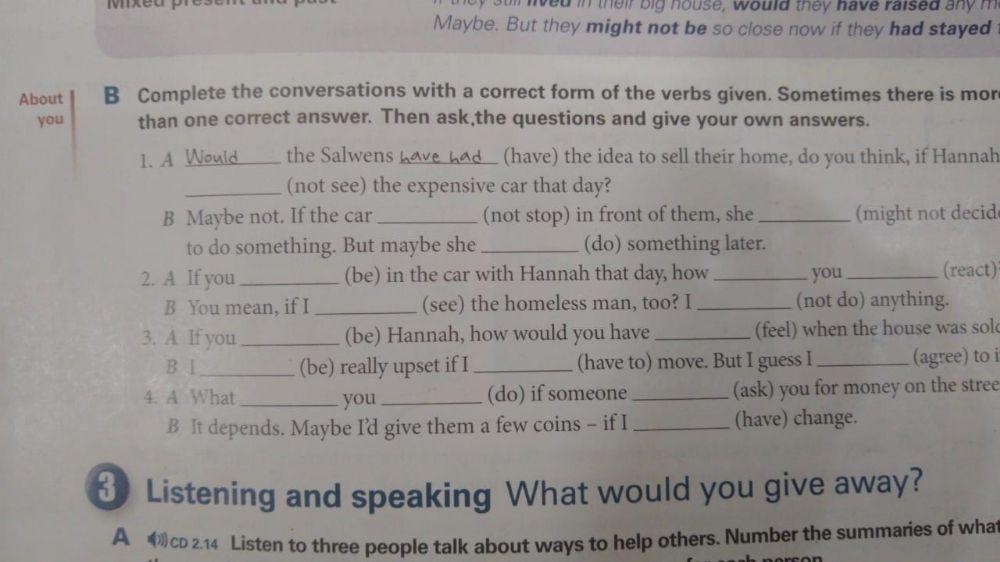 Imagining situations