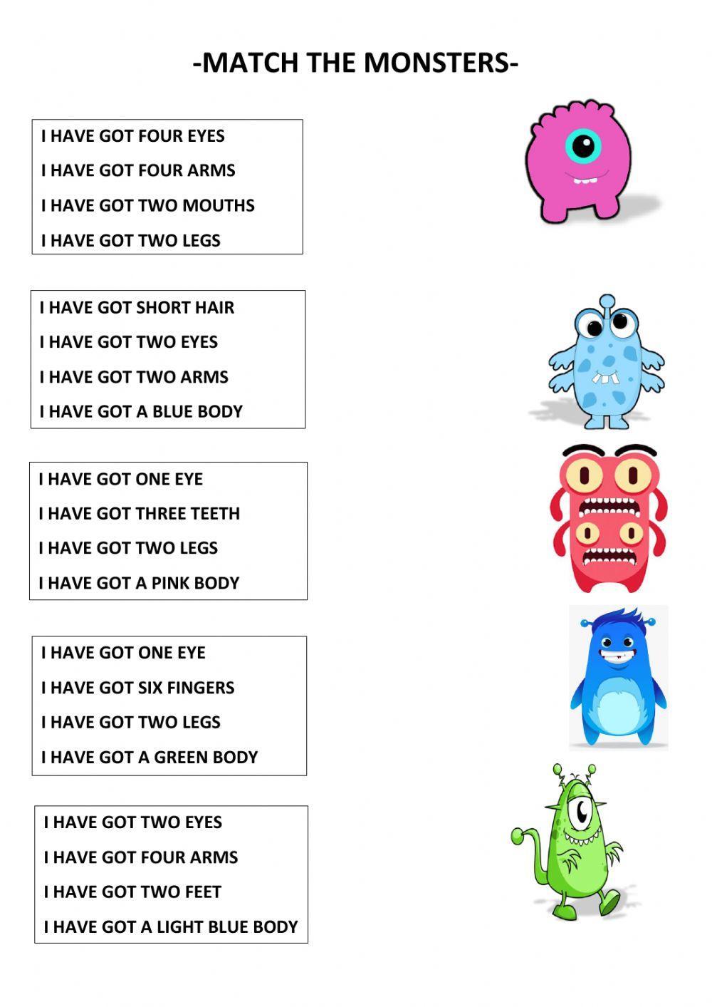 I have got monsters 3 I have got monsters 3