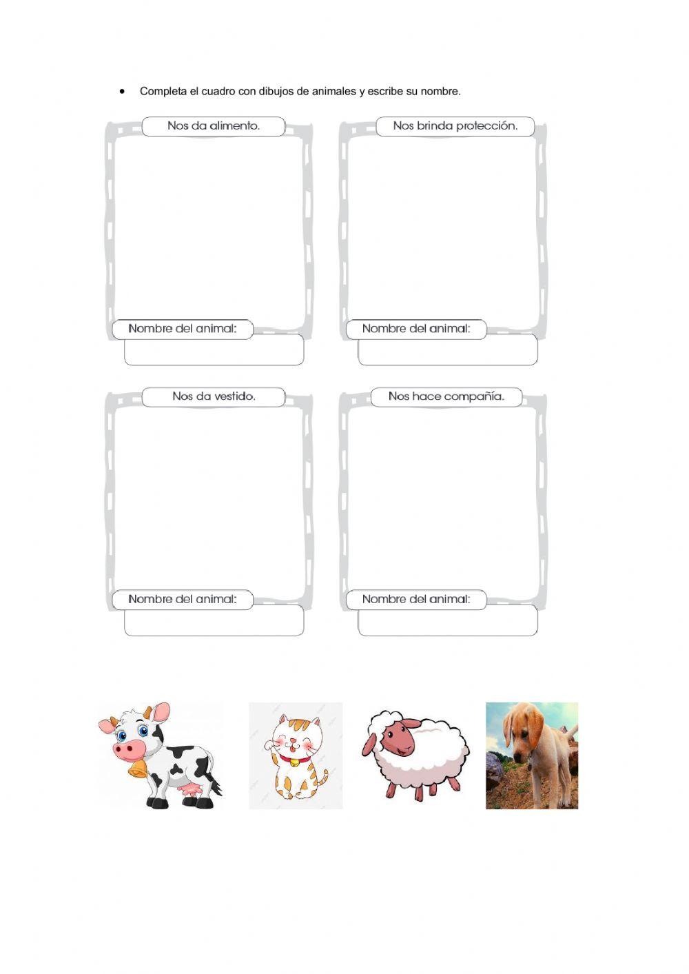 Animales y sus beneficios