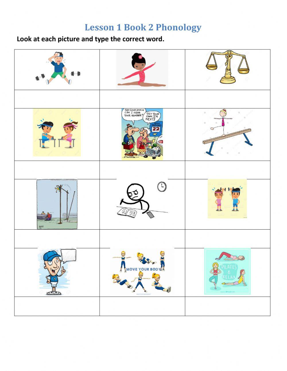 Phonology Lesson 1 Book 2