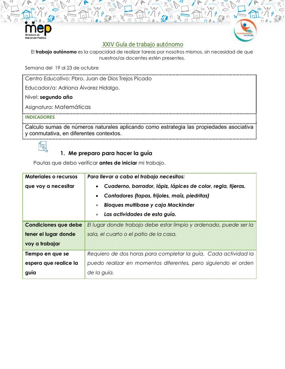 Propiedades de la suma