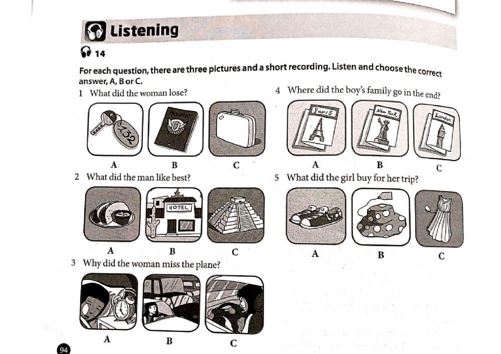 Year 6 WB Unit 14 Listening