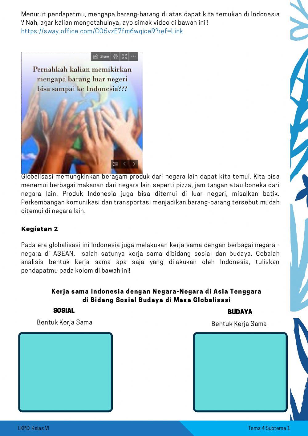 LKPD Kelas 6 tema 4 subtema 1 pb 1