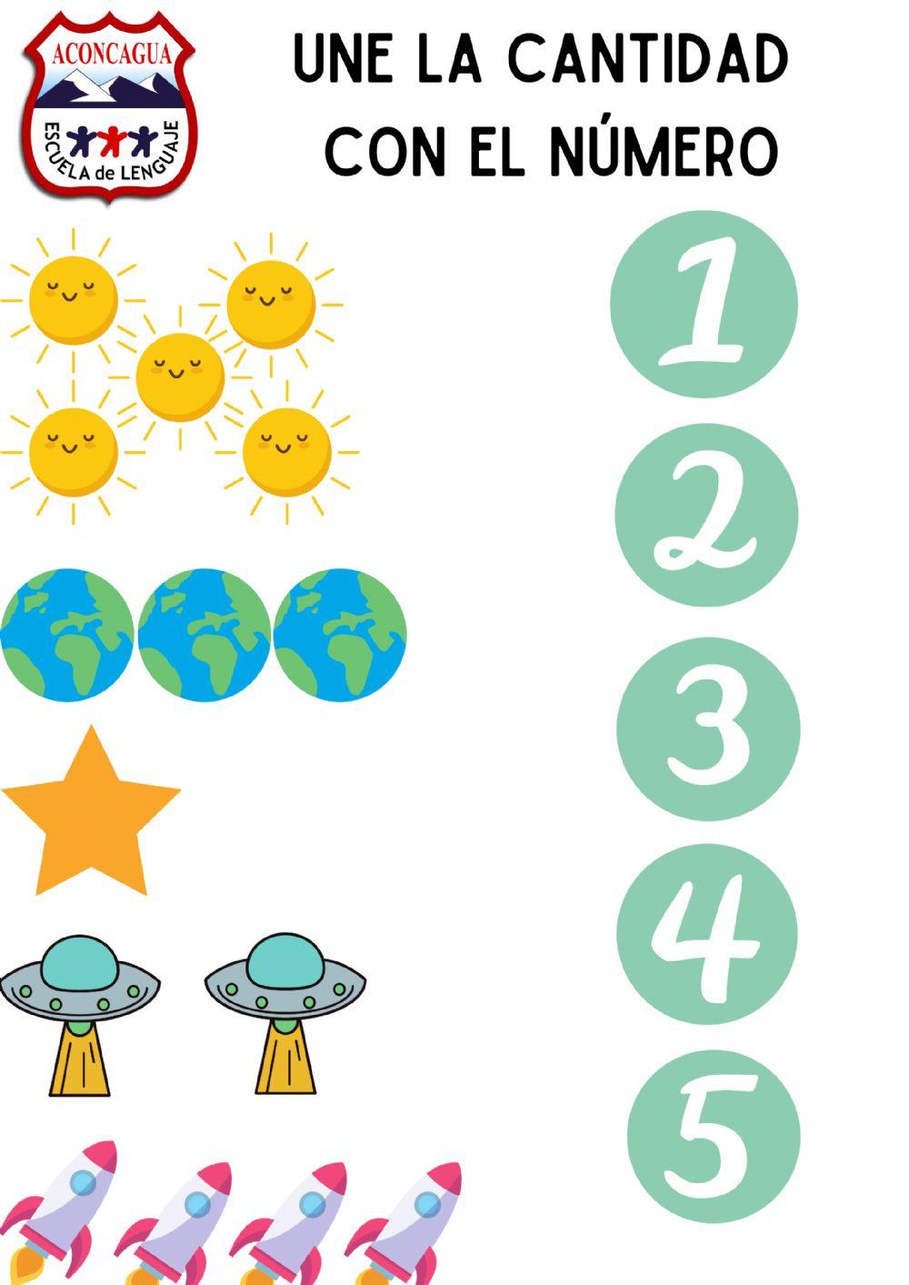 Une el numero con su cantidad