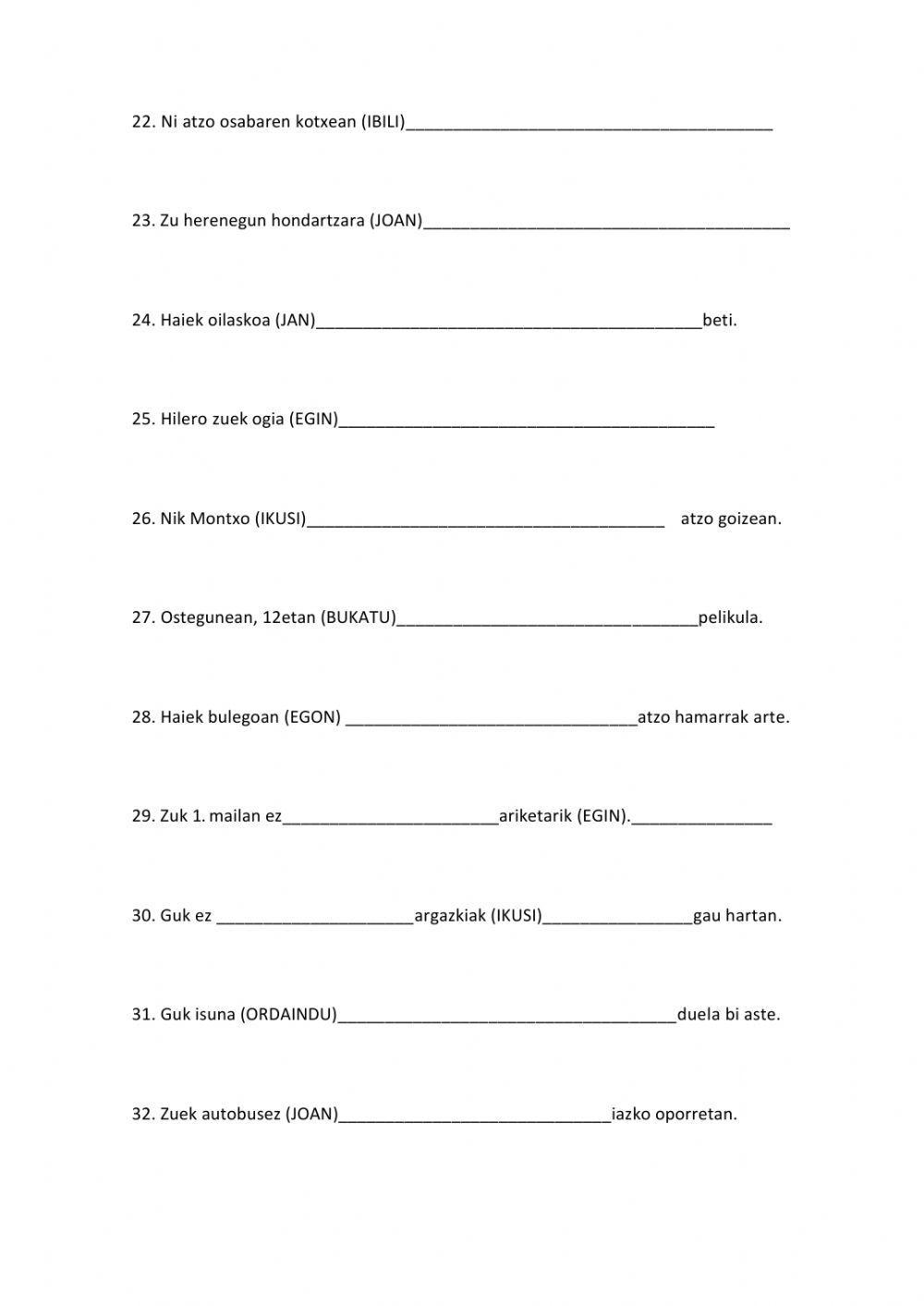 Aditzaren aspektua lehenaldian i