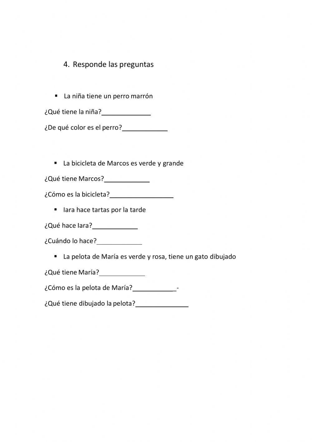 Lectoescritura, comprensión lectora, singular, plural, masculino y femenino